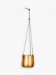 Hanging Brass Planter