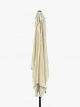Aluminium Wind-Up Parasol, 3 x 2m, Oyster
