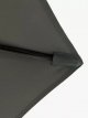 Aluminium Wind-Up Parasol, 2.7m, Grey