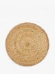 Jute cushion, natural